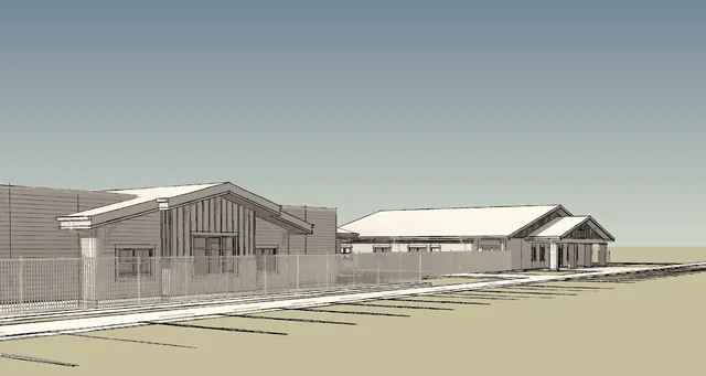 Kindergarten and Administration buildings