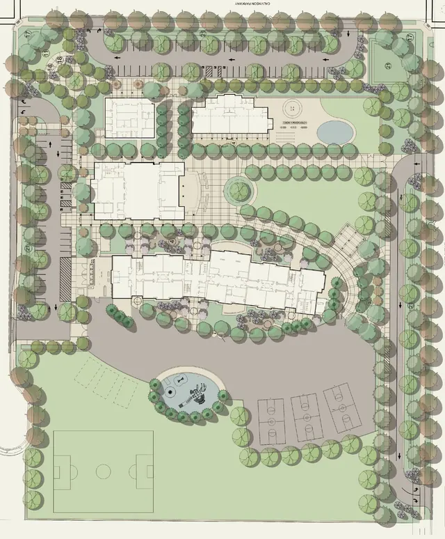 Campus site plan